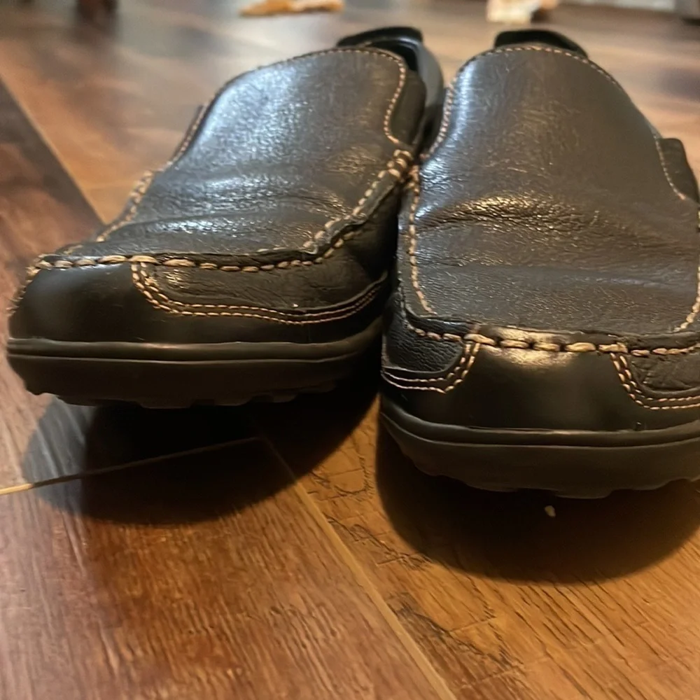 Cole Haan Mens Shoes‎ 8.5M Tucker Venetian Casual Slip On Loafer Black Leather